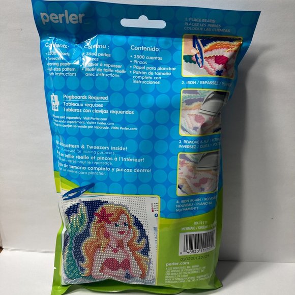 Perler Mermaid Ocean Sea Fuse Bead Kit Pegboard NOT Included Crafts - Picture 4 of 12